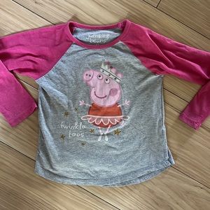 Peppa pig ballerina shirt! 4T